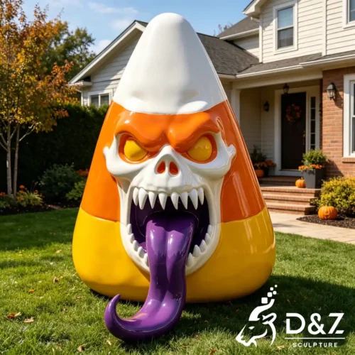 Halloween Display Candy Corn Sculpture Holiday Yard Decor DZN605-5