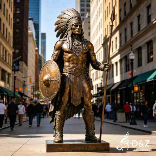 Indian Warrior Statue 1