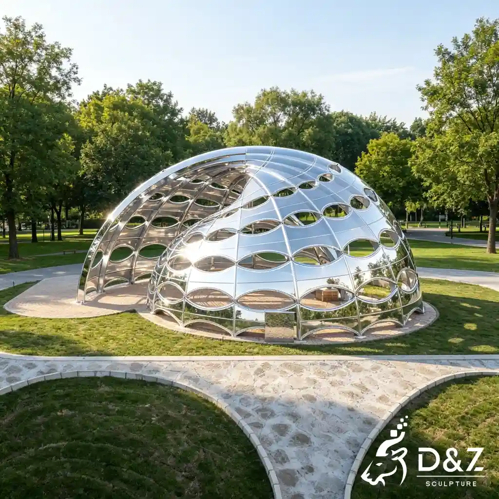 Decorative Modern Circular Gazebo Round Pavilion for Garden DZN658-6 Decorative Modern Circular Gazebo Round Pavilion for Garden DZN658-6