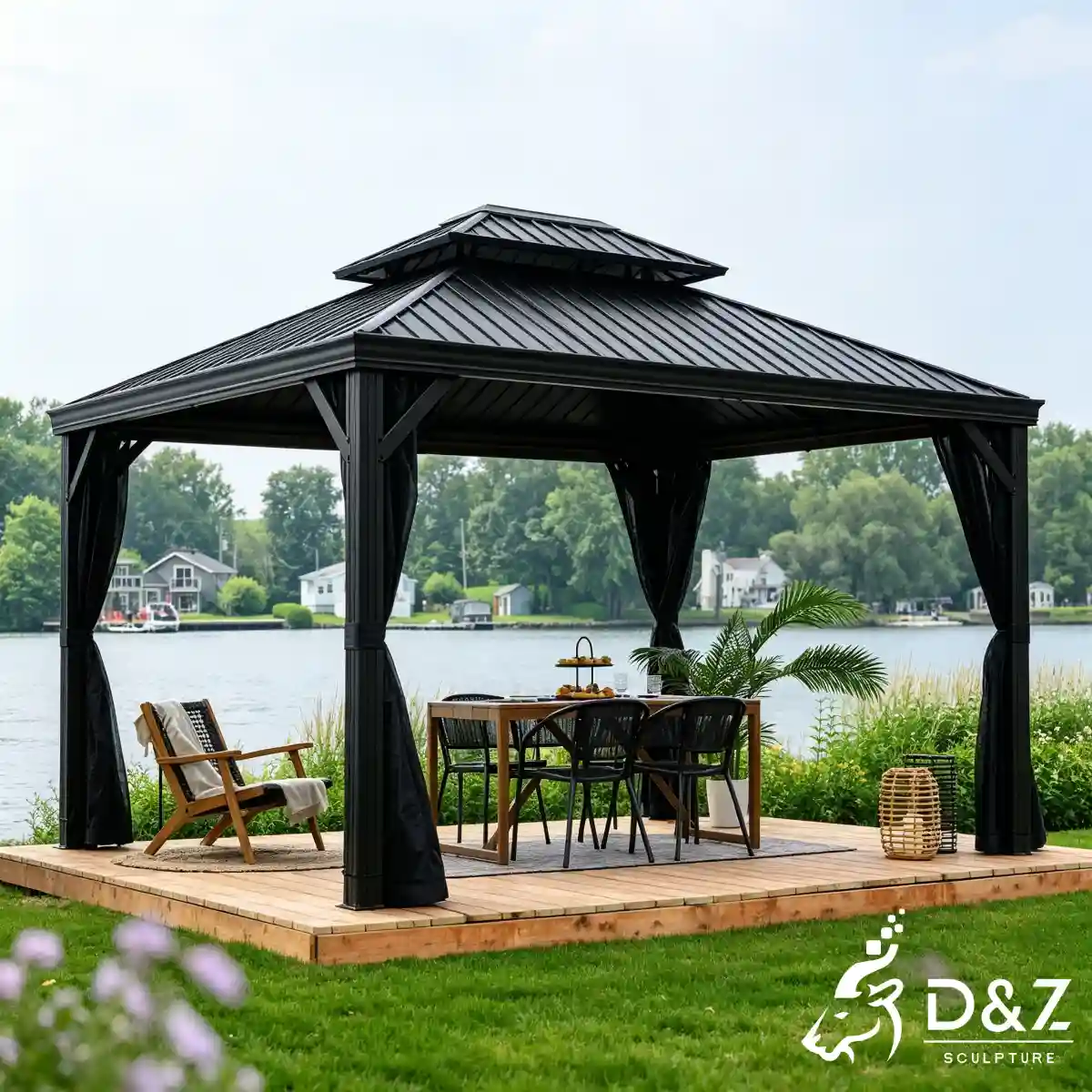 Guidance for 19 Large Metal Frame Gazebo of Different Types-1