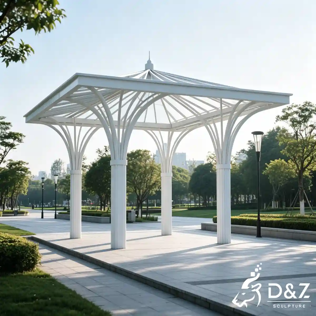 Guidance for 19 Large Metal Frame Gazebo of Different Types-5