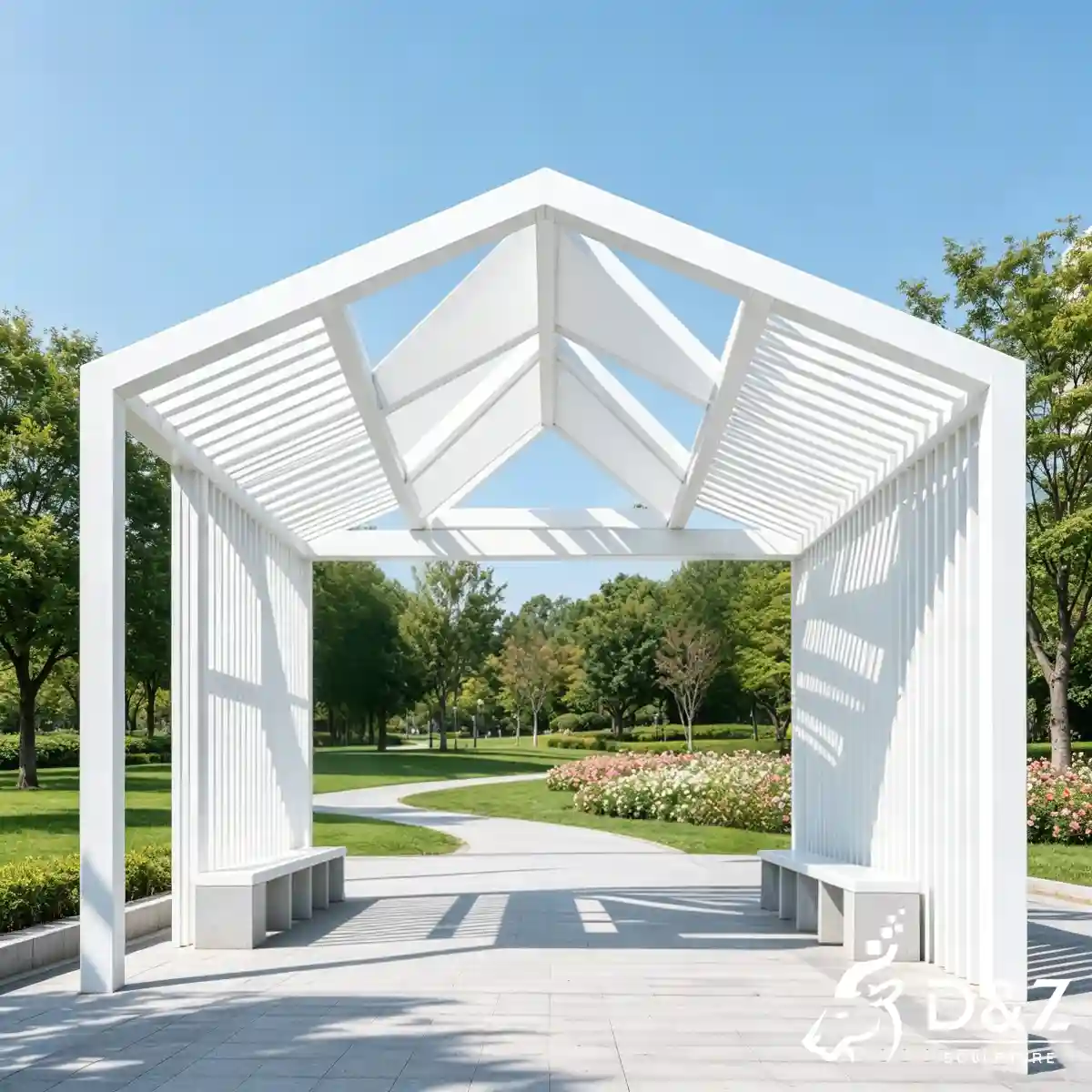 Guidance for 19 Large Metal Frame Gazebo of Different Types-12