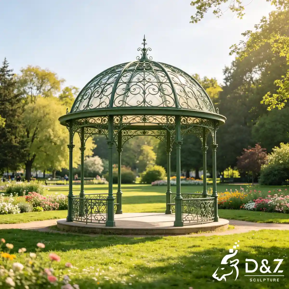 Guidance for 19 Large Metal Frame Gazebo of Different Types-13