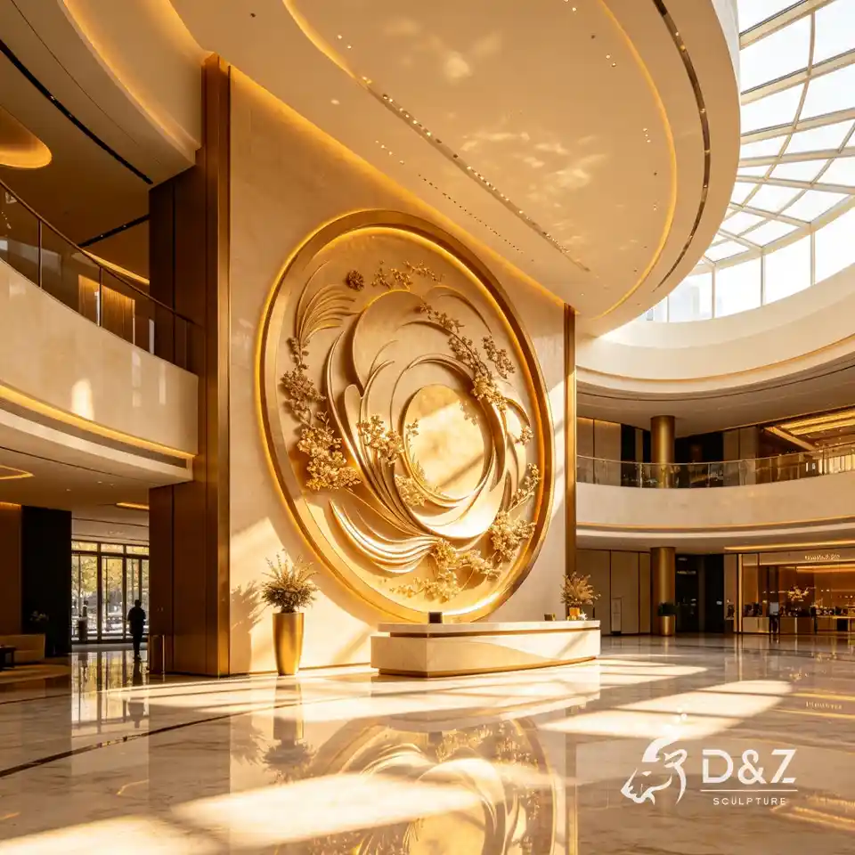 Large Metal Circle Wall Sculpture | Modern Circular Wall Art 4 Large Metal Circle Wall Sculpture | Modern Circular Wall Art 4