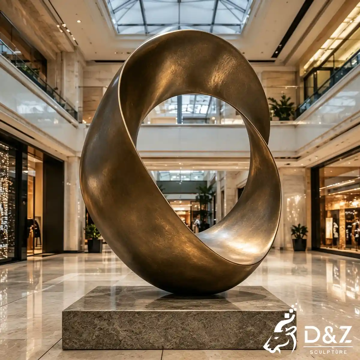28 Custom Large Bronze Abstract Sculpture for Public Art-1