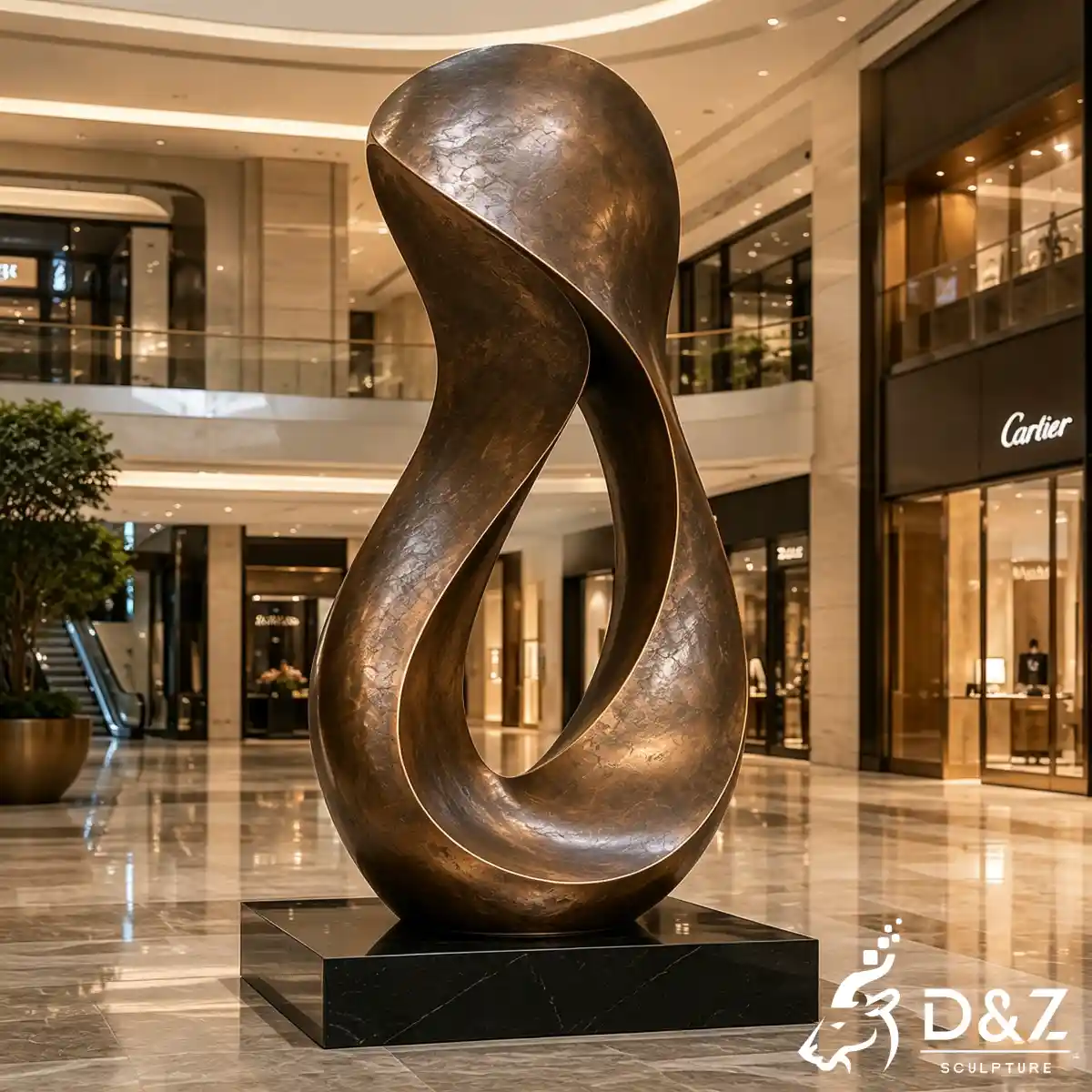 28 Custom Large Bronze Abstract Sculpture for Public Art-9