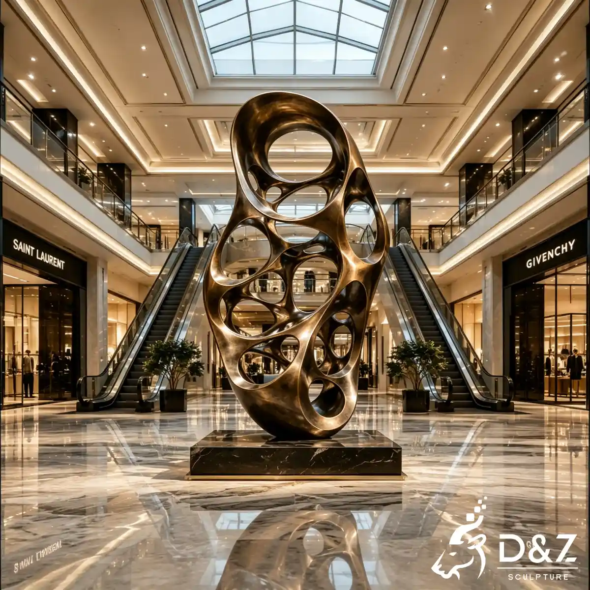 28 Custom Large Bronze Abstract Sculpture for Public Art-14