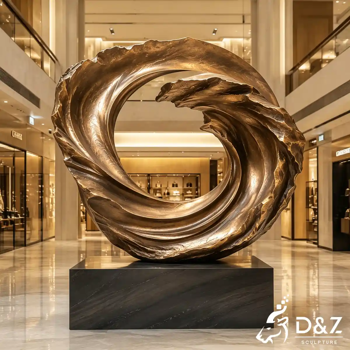 28 Custom Large Bronze Abstract Sculpture for Public Art-16