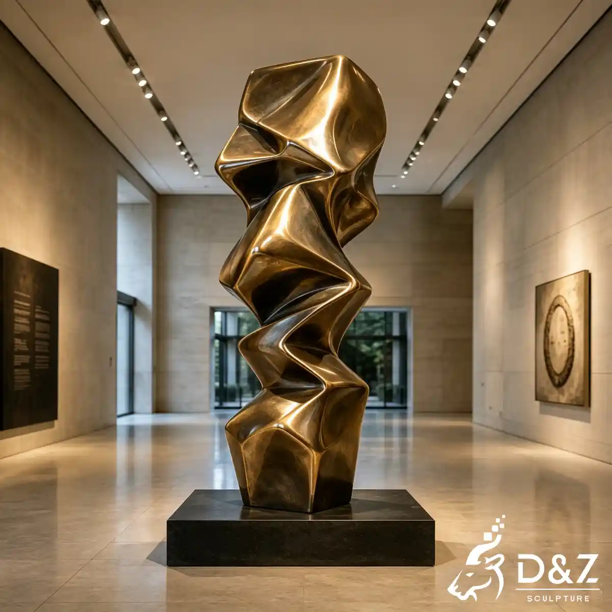 28 Custom Large Bronze Abstract Sculpture for Public Art-19