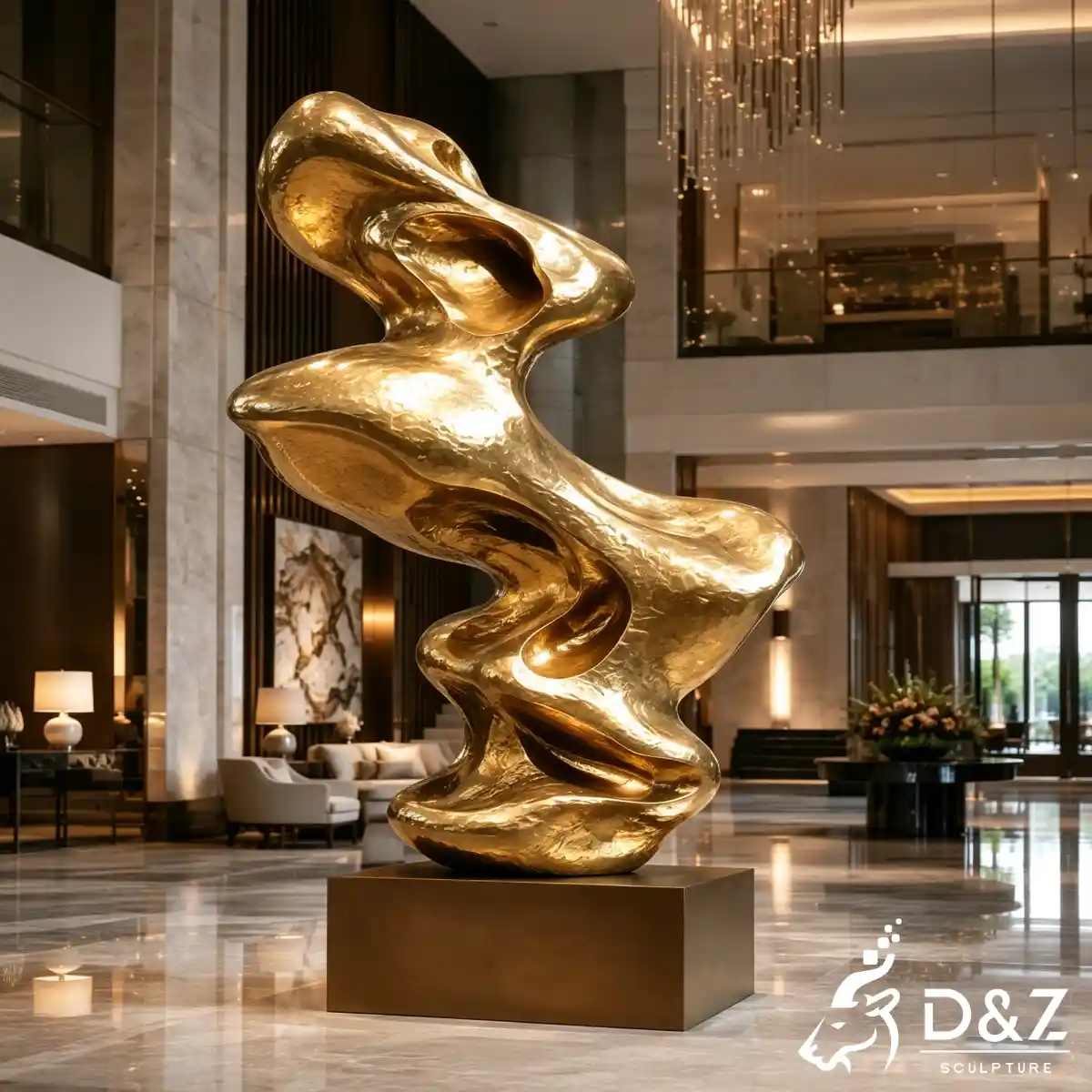 28 Custom Large Bronze Abstract Sculpture for Public Art-20
