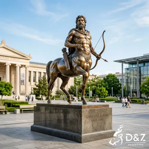 Mythology Bronze Greek Centaur Statue for Public Spaces DZN682-1