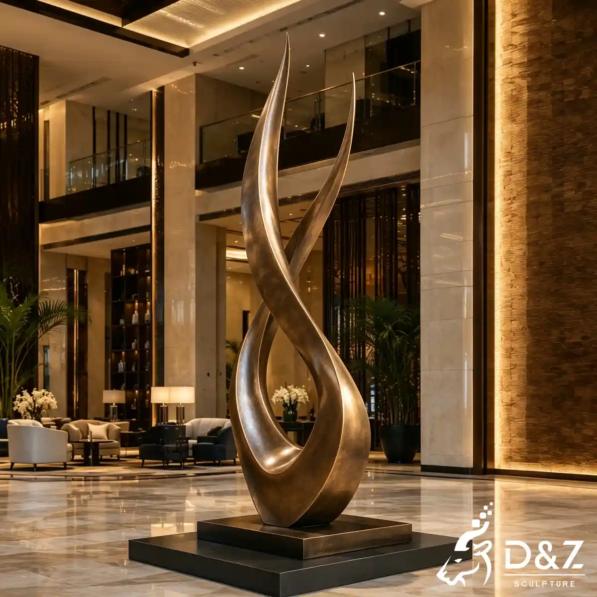 28 Custom Large Bronze Abstract Sculpture for Public Art-23