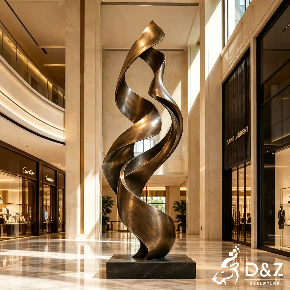28 Custom Large Bronze Abstract Sculpture for Public Art-25