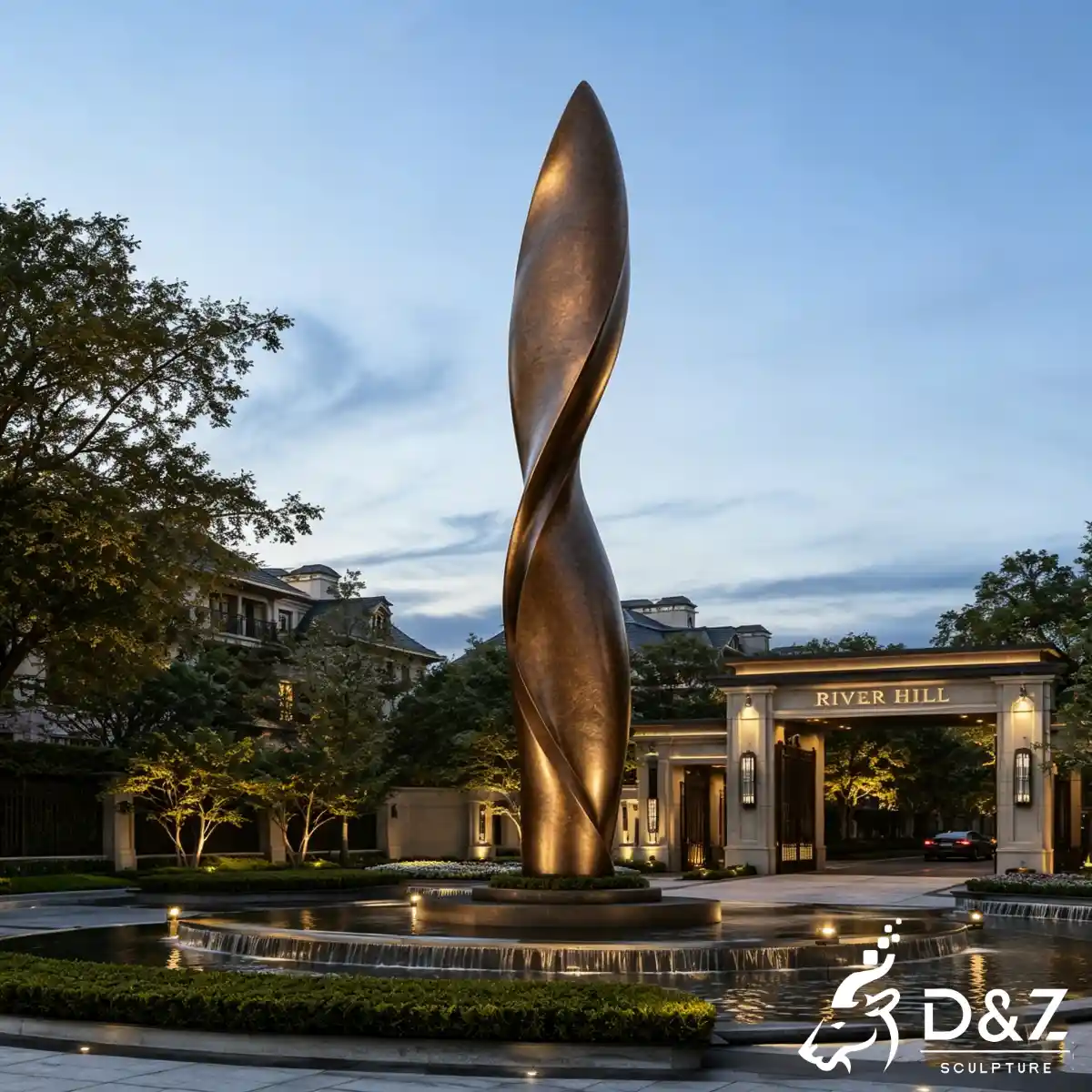 28 Custom Large Bronze Abstract Sculpture for Public Art-28