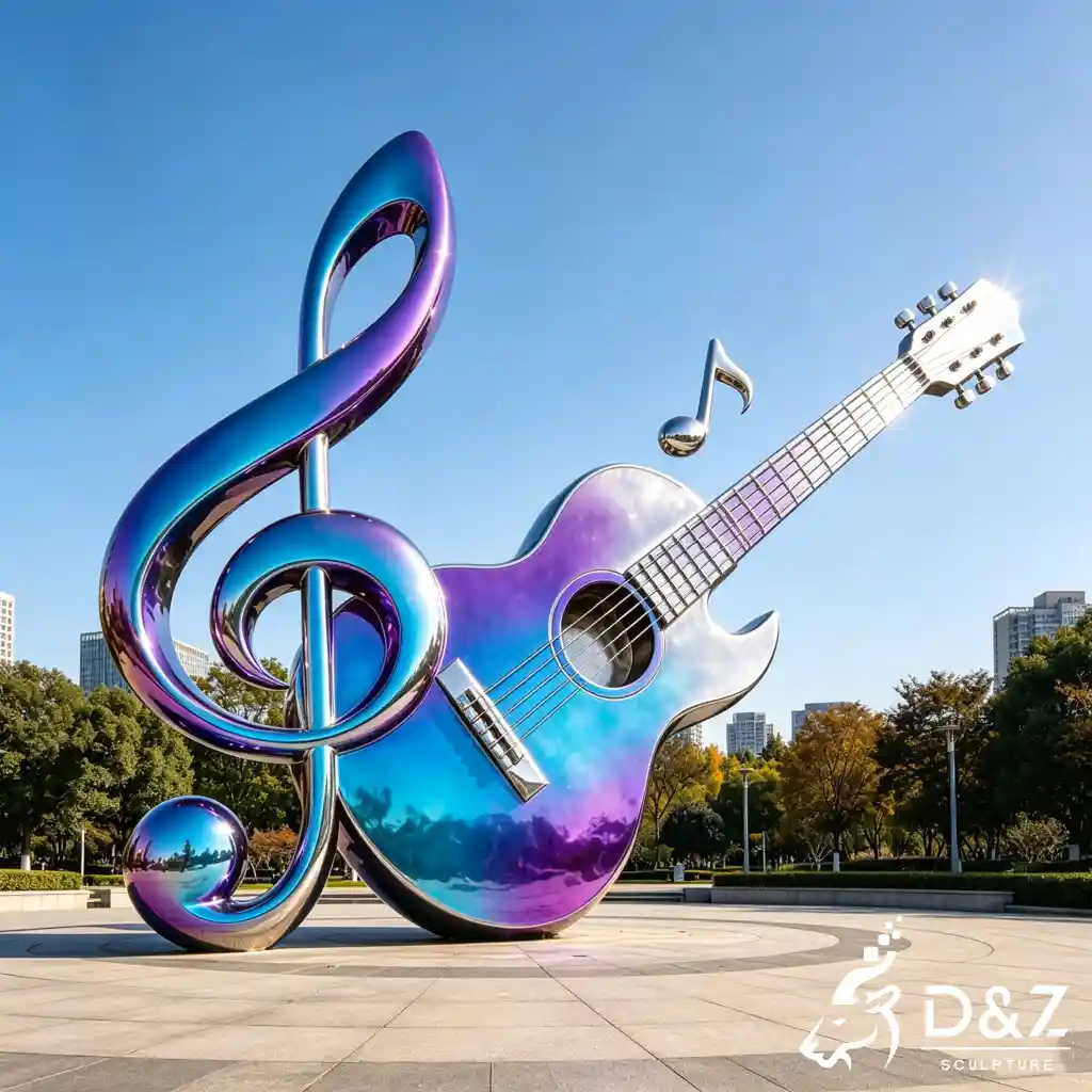 Large Outdoor Abstract Music Sculpture Musical Art Decor DZN695-5 Large Outdoor Abstract Music Sculpture Musical Art Decor DZN695-5