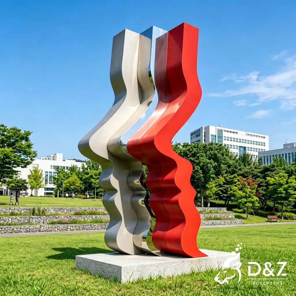 Modern Abstract Human Form Sculpture Optical Illusion Art DZN701-3 Modern Abstract Human Form Sculpture Optical Illusion Art DZN701-3