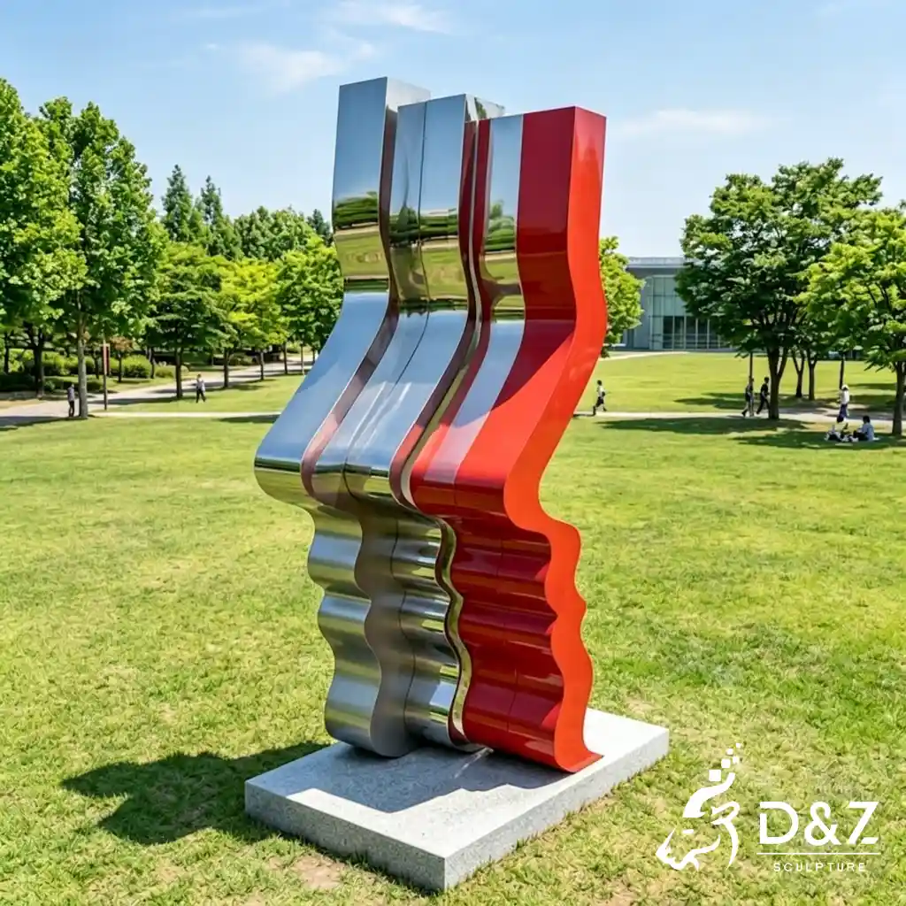 Modern Abstract Human Form Sculpture Optical Illusion Art DZN701-5 Modern Abstract Human Form Sculpture Optical Illusion Art DZN701-5