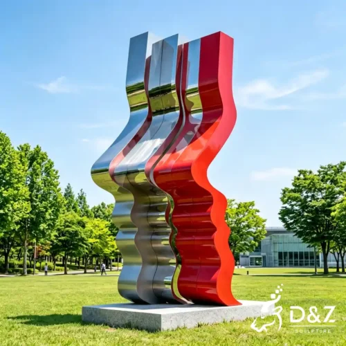 Modern Abstract Human Form Sculpture Optical Illusion Art DZN701-6