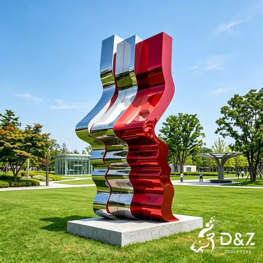 Modern Abstract Human Form Sculpture Optical Illusion Art DZN701-7 Modern Abstract Human Form Sculpture Optical Illusion Art DZN701-7