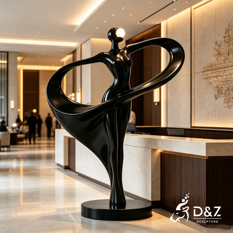 Human Sculpture Floor Lamp | Modern Abstract Human Figure Sculpture Lighting 5 Human Sculpture Floor Lamp | Modern Abstract Human Figure Sculpture Lighting 5