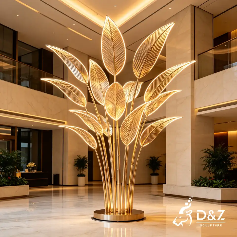 Metal Leaf Floor Lamp Metal Leaf Floor Lamp