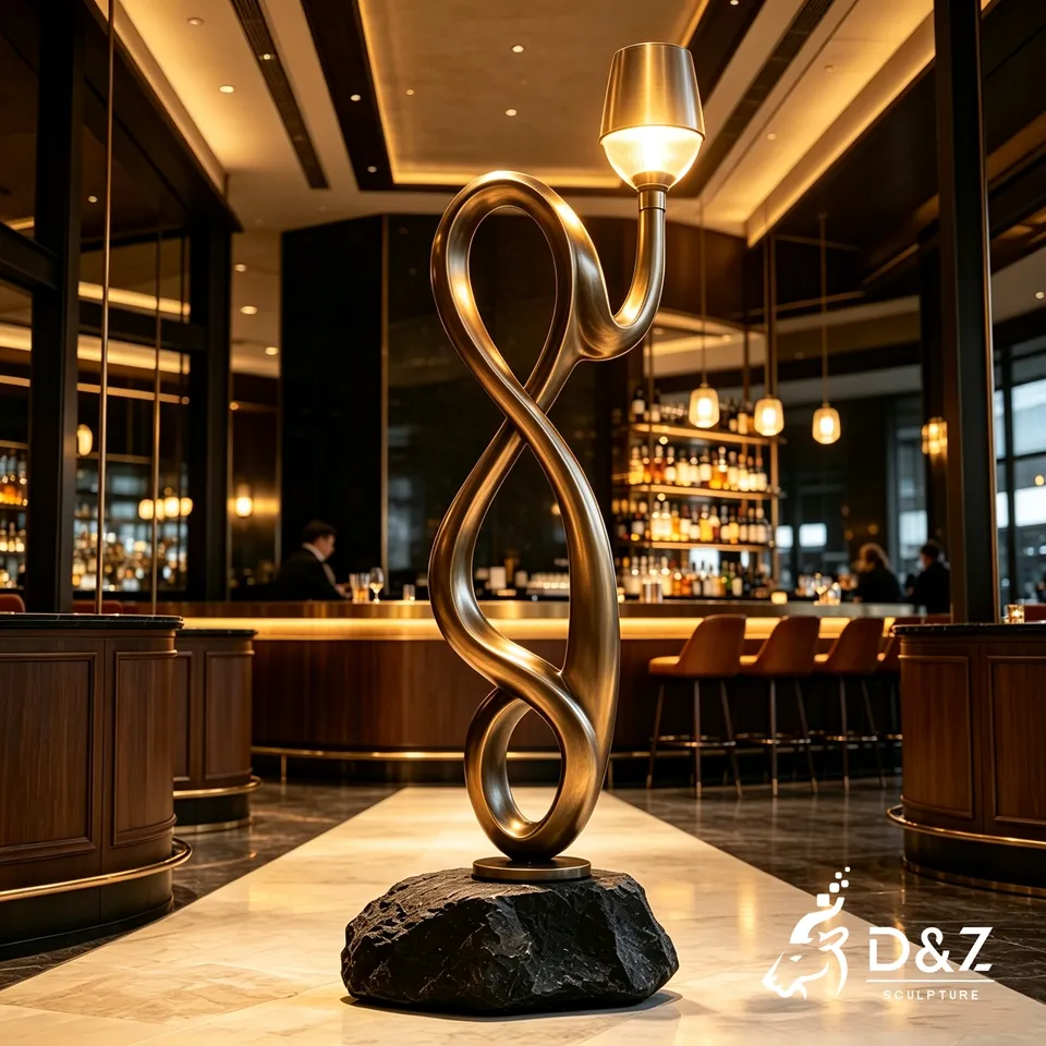 Statue of Liberty Floor Lamp | Abstract Bronze Floor Lamp Sculpture 5 Statue of Liberty Floor Lamp | Abstract Bronze Floor Lamp Sculpture 5