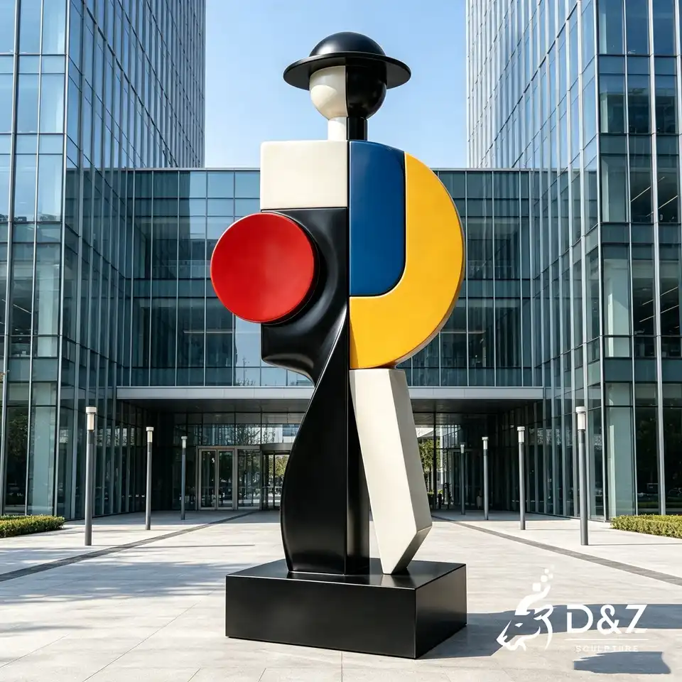 Modern Art Geometric Sculpture | Abstract Cubist Human Sculpture 1 Modern Art Geometric Sculpture | Abstract Cubist Human Sculpture 1