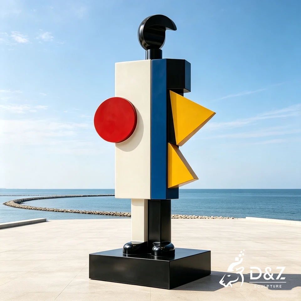 Modern Art Geometric Sculpture | Abstract Cubist Human Sculpture 3 Modern Art Geometric Sculpture | Abstract Cubist Human Sculpture 3