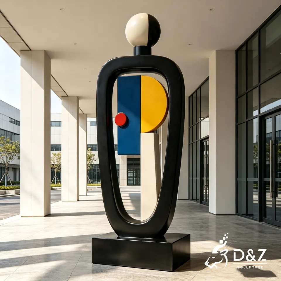 Modern Art Geometric Sculpture | Abstract Cubist Human Sculpture 4 Modern Art Geometric Sculpture | Abstract Cubist Human Sculpture 4