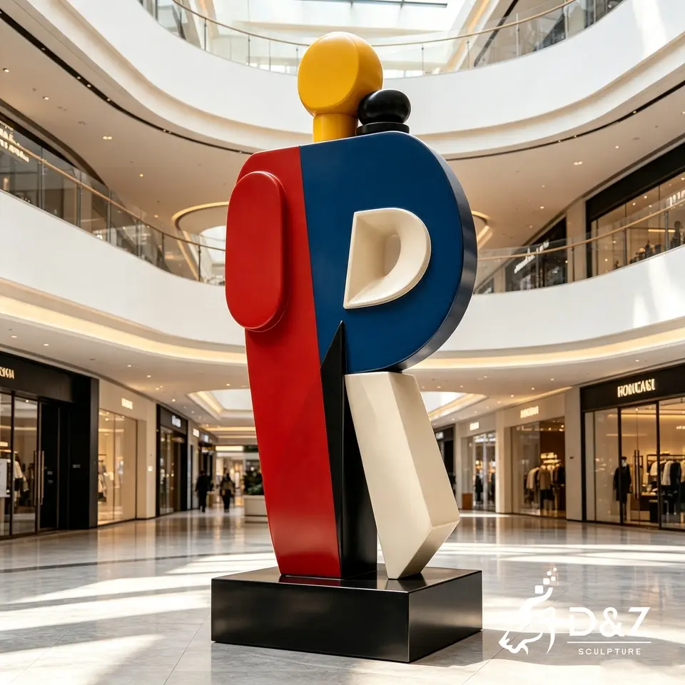 Modern Art Geometric Sculpture | Abstract Cubist Human Sculpture 6 Modern Art Geometric Sculpture | Abstract Cubist Human Sculpture 6