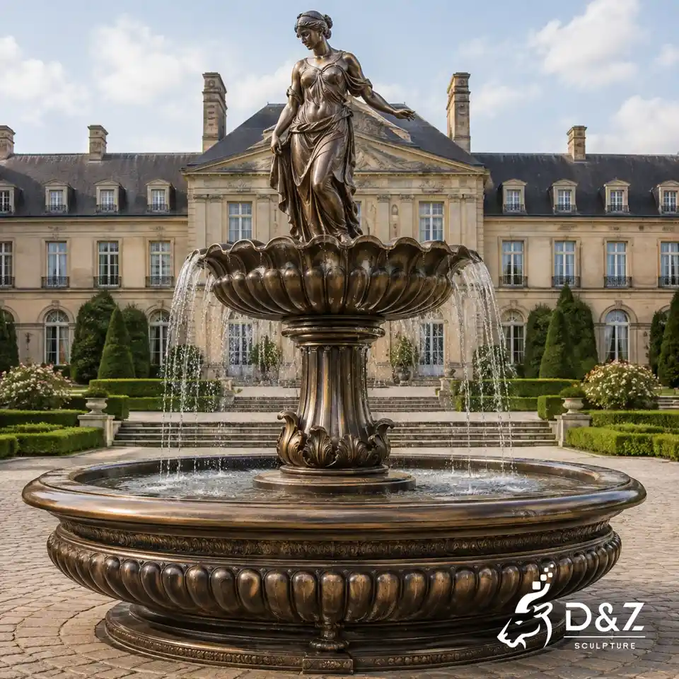 European Style Bronze Lady Fountain Statue for Outdoor Gardens 1 European Style Bronze Lady Fountain Statue for Outdoor Gardens 1