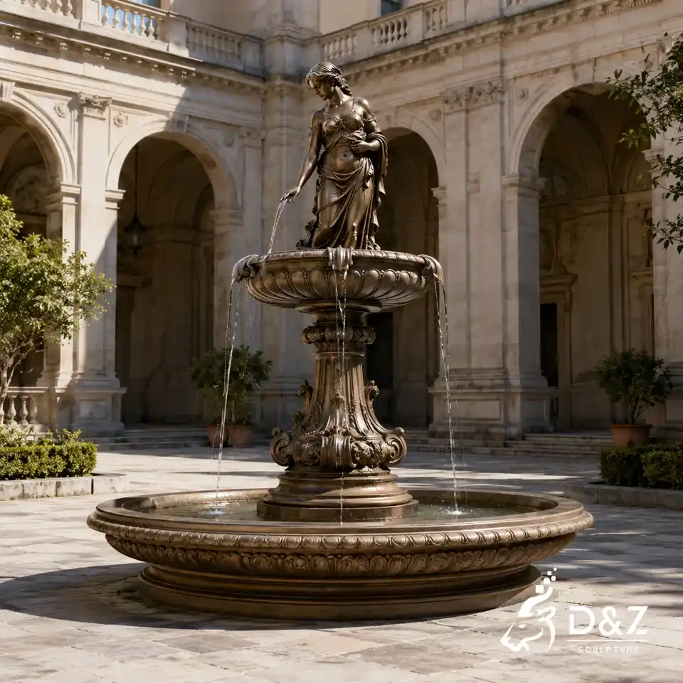 European Style Bronze Lady Fountain Statue for Outdoor Gardens 3 European Style Bronze Lady Fountain Statue for Outdoor Gardens 3